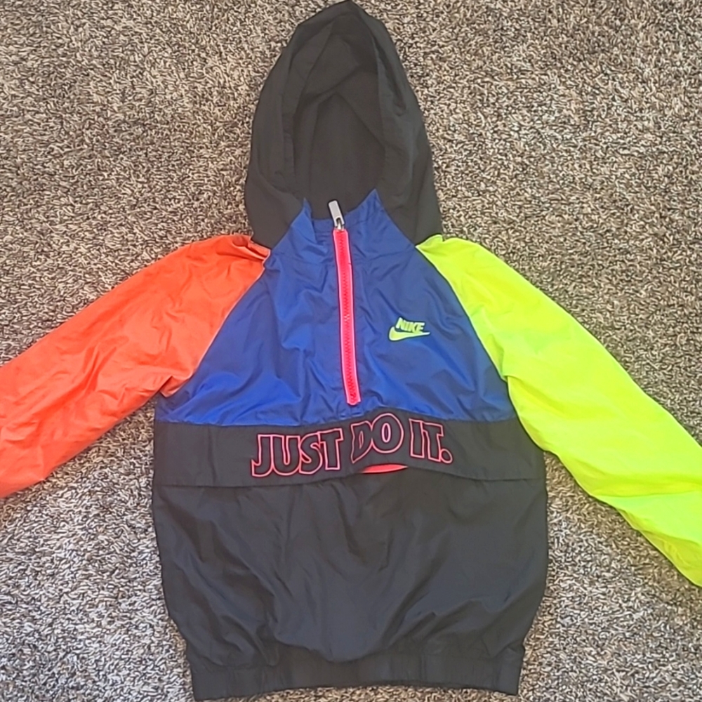 Nike Preschool Windrunner Color Block Jacket with Hood